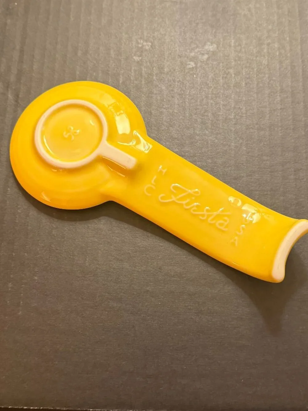 Fiesta Fiestaware Sunflower Yellow Spoon Rest 8 1/8